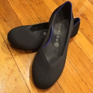 Navy Blue Rothy’s Flats, 9.5